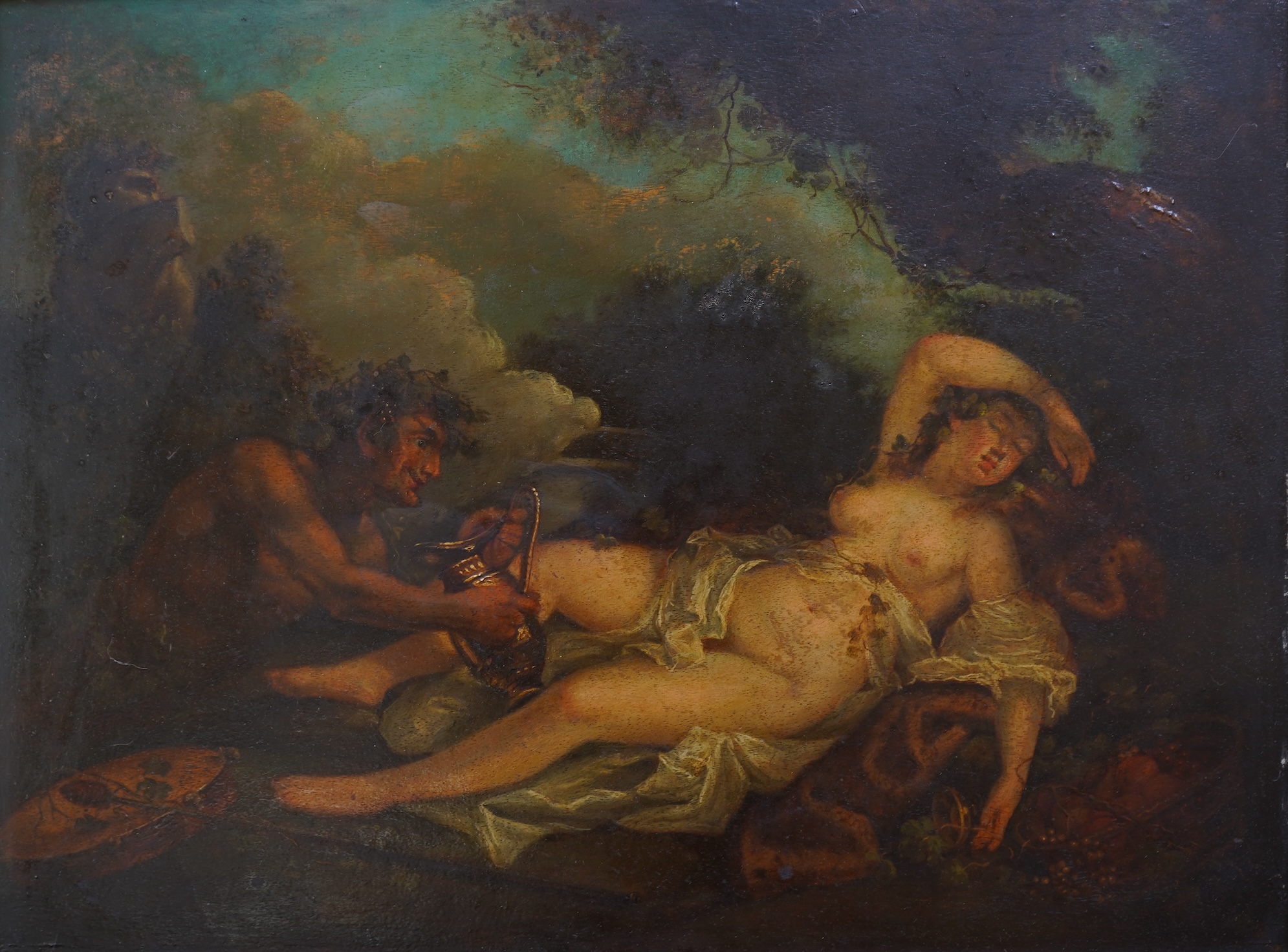 Follower of Jacques-Philippe Caresme, French (1734-1796), 'Jupiter and Antiope'